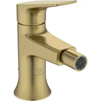 Ideal standard la dolce vita - bidetkraan met afvoer, geborsteld goud