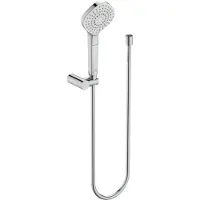 Ideal standard IDS Set de douche à main IDEALRAIN EVO triple, Diamond 115mm chromé (3 Types de jets, 8 l/min)