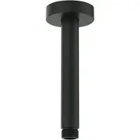 Ideal standard Raccord de plafond Idealrain 150 mm 1/2" silk black B9446XG