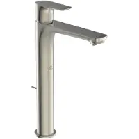 Ideal standard Robinetterie de lavabo pour vasque à poser Connect Air argent storm brossé A7025GN