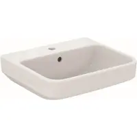 Ideal standard IDS Lavabo i.life B avec trop-plein 1 trou pour robinet 500x440x180mm blanc (440 mm, 500 mm)