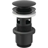 Ideal standard Soupape de vidange 1 1/4" noir mat E1482XG