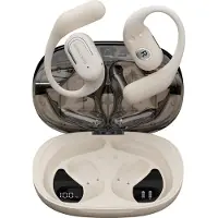 Blackview Airbuds 300 (Bluetooth 6.0 - Reduction de Bruit - Étanche IPX5) Beige (ANC, Sans fil), Écouteurs, Beige