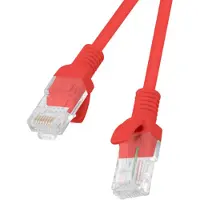Lanberg Patchcord, Cat5e, nieekranowany, 15m, czerwony (PCU5-10CC-1500-R) (UTP, CAT5e, 15 m)