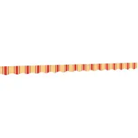 vidaXL Volant de store jaune et orange rayé 4 m