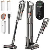 UWANT V500, Aspirateur balai, Sac à poussière, Gris, Rectangulaire, À sec, HEPA
