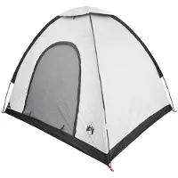 vidaXL Tente de camping avec auvent, en polyester 185T avec revêtement PU