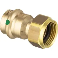 Viega GmbH & Co.KG Raccord à vis Sanpress RG m SC-Contur à joint plat 28 mm x 1 1/2 (Raccord à sertir)