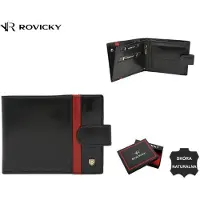 Rovicky Portefeuille homme en cuir avec RFID -