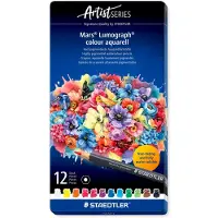 Staedtler Mars Lumograph Aqua 12 Pcs Pencil Multicolore Enfants