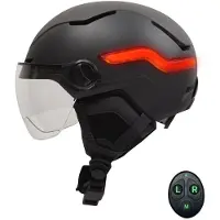 TNB HELMET LED AUTOMATIC BRAKE LIGHT SIZE M BLACK
