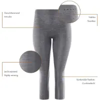 Falke Legging femme 3/4 Tights Wool-Tech Light