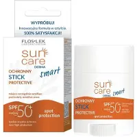 FlosLek Laboratorium Flos-Lek Sun Care Derma Smart, stick de protection SPF50+, 20 g