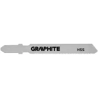 Graphite Lames de scie sauteuse, 21TPI, poignée en T, cpl. 2 pièces