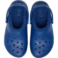 Crocs Classic Lined Clog Kids 207010-5FH Sabots Enfant Bleu marine