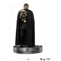 Star Wars Figurka Star Wars: Mandalorian - Luke Skywalker i Grogu 1/10 21 cm