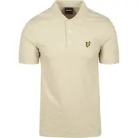Lyle & Scott Polo Gris Taupe Unie Beige taille L
