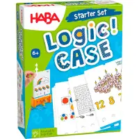 Haba - LogiCASE Starter Set 6+ - Jeu d'Enigmes pour Réflexion Logique et Concentration - 77 Énigmes par Kit - Enfants 6 ans et +