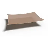 Platinum Sun & Shade - Coolfit - Toile d'ombrage - Rectangle - 500x300cm - Sable - Garantie 5 ans - 95% de protection UV - Tissu solide 285 g/m² - Grande solidité des couleurs