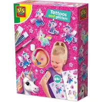SES Creative Tatouages et paillettes licorne SES 14724 47242
