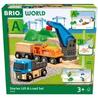 BRIO World Train Set Starter Lift & Load Set