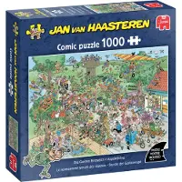 Wasgij Jan van Haasteren L'heure des oiseaux du jardin, puzzle de 1000 pièces