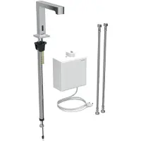 Geberit Robinetterie de lavabo Brenta, saillie 195mm, avec mélangeur, alimentation au réseau, avec