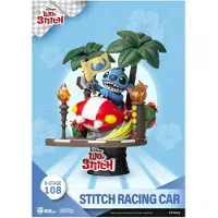 Beast Kingdom Toys Lilo & Stitch Disney Stitch :-racing Car Diorama Figure Multicolore