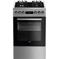 Beko Cuisinière mixte gaz-électrique FSMT55330DXDS 60L