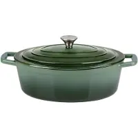 Alpina Casserole 33 cm en fonte verte | 8711252356082