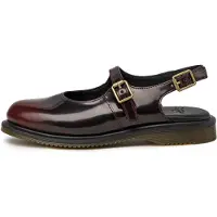 Dr. Martens Sandales 'Madaline Mary Jane Shoes' rouge foncé
