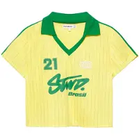 Pull&Bear T-shirt jaune / vert / blanc