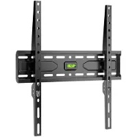 Goobay TV-Wandhalterung FIXED L (Mur, 1 kg, 32" - 75"), Support mural pour TV, Noir