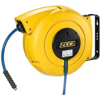 ZECA ZELU805/8 Enrouleur De Câble À Aire HP Avec Tuyau KPU - 15bar - In - / Out 1/4"
