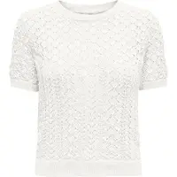 ONLY Pull-over 'ONLSaga' blanc