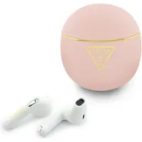 GUESS Écouteurs sans fil TWS GUTWSA15HETP (petit imprimé rond) rose