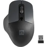Natec Mysz , BlackBird 2, cicha, bezprzewodowa, 1600 DPI, optyczna, czarna | Mysz | optyczna | bezprzewodowa | czarna/szara | BlackBird 2