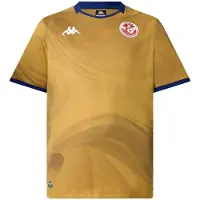 Kappa 2025-tunisia Third Short Sleeve T-shirt Marron M Homme