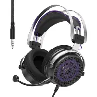 Fifine H18 gaming headphones (black) (Filaire), Casque gaming, Noir