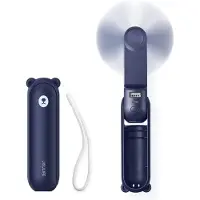JISULIFE Ventilateur portatif Handheld Fan 8 Blue
