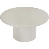 Ebuy24 Nagano table basse Ø80cm couleur sable.