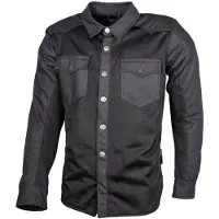 GMS Lynx Mesh Chemise Moto Noire Taille M