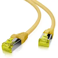 Helos Câble de raccordement Cat.6a Superflex GHMT AWG 27/7 jaune 7,5 m