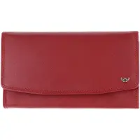 Golden Head Cuir porte-monnaie Polo RFID Protect Damenbörse 2823 Rot rouge foncé