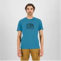 Karpos Outdoors Trees Short Sleeve T-shirt Bleu XL Homme