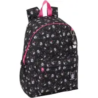 Hello Kitty 612541775 Kuromi 14.1'' 17.30l 32x43x14 Cm Sac à dos Noir Noir One Size