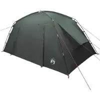 vidaXL Tente cabane avec toit, vert olive, 400 x 210 x 180 cm, polyester