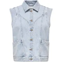 ONLY Gilet Kennedy Denim Femmes