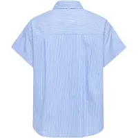 ONLY Chemisier 'ONLKeri' bleu clair / gris / blanc