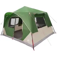 vidaXL Tente Sofort, verte, 365 x 380 x 200 cm, polyester et acier